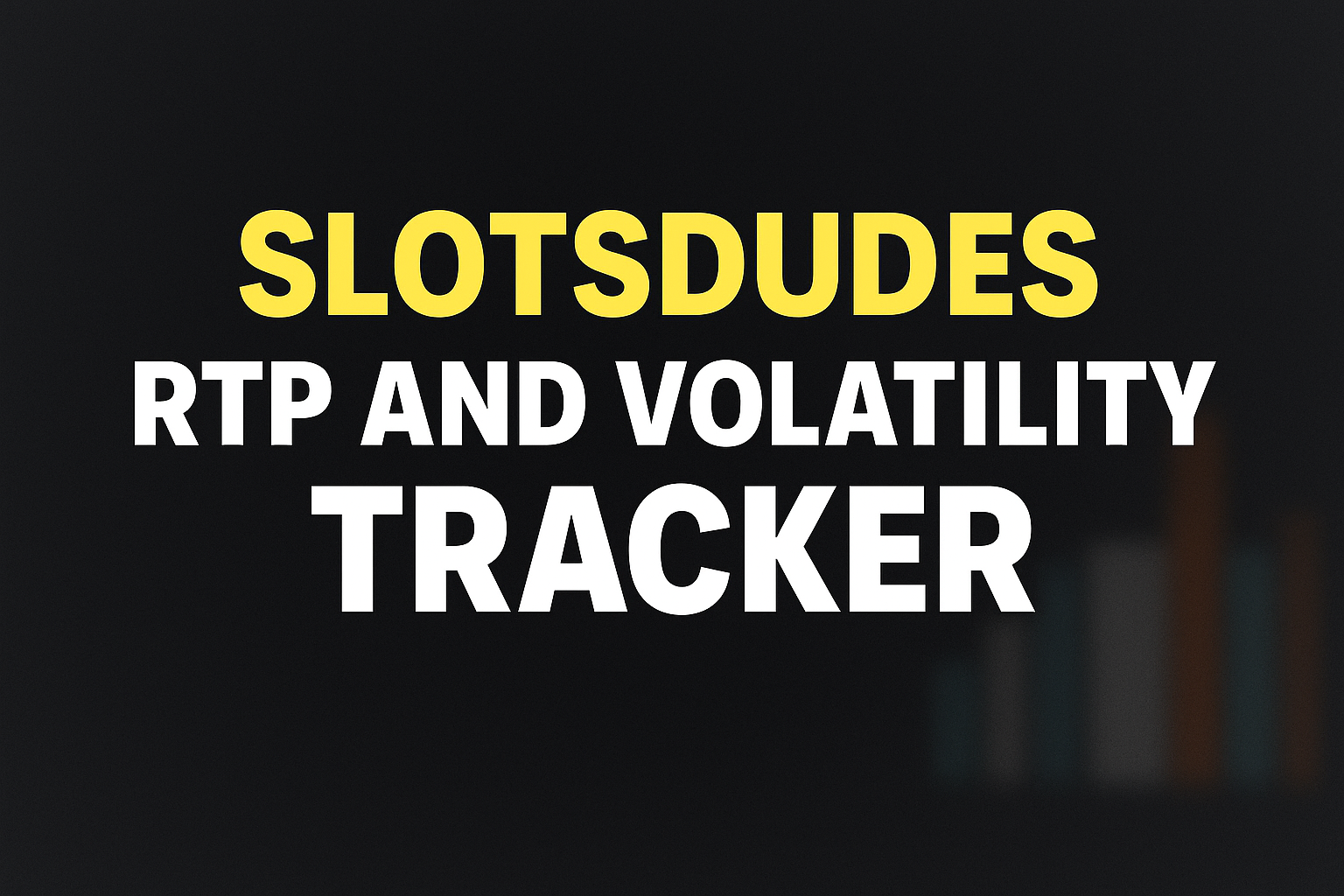 SlotsDudes Lanserer RTP & Volatilitets-Tracker for Spilleautomater