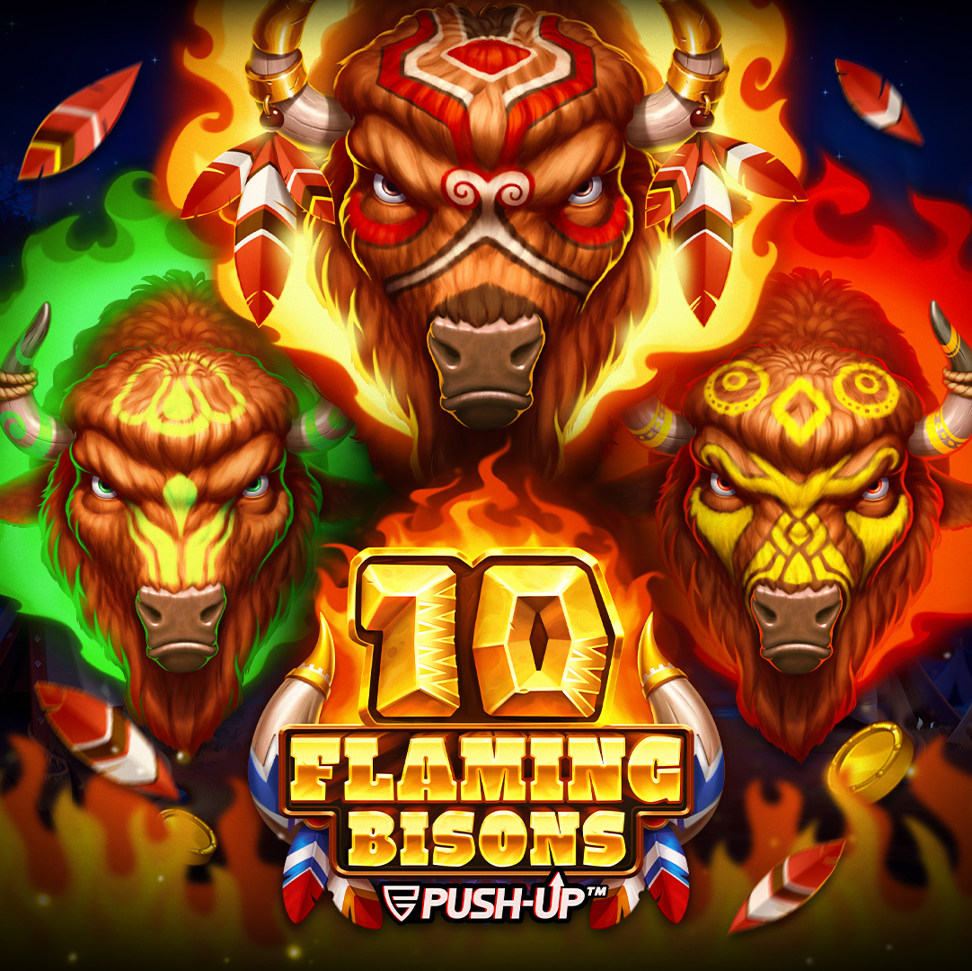10 Flaming Bisons logo