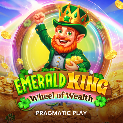 Emerald King – Wheel of Wealth logo