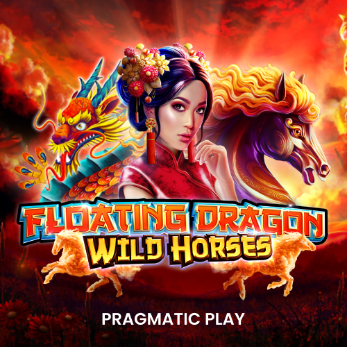 Floating Dragon Wild Horses logo
