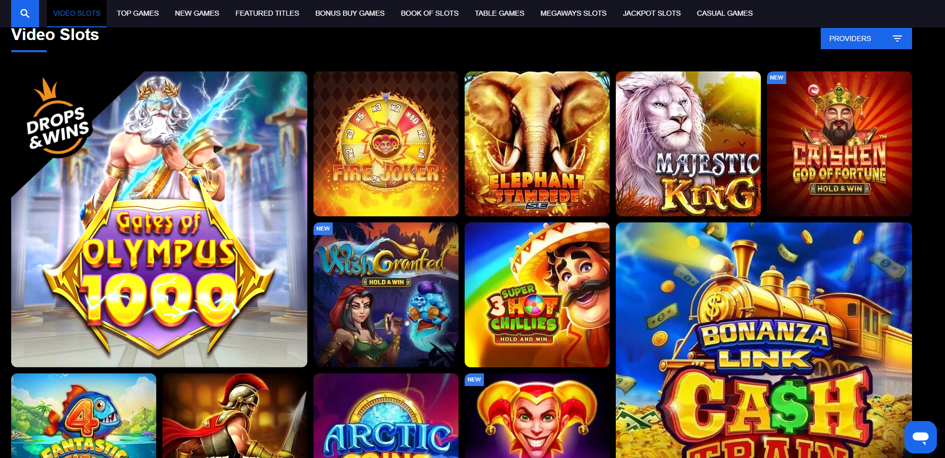 Pribet Casino screenshot: Slots