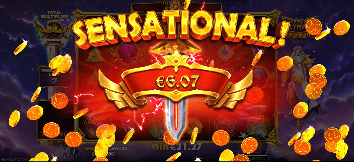 Bonus round gameplay in Gates of Olympus Super Scatter